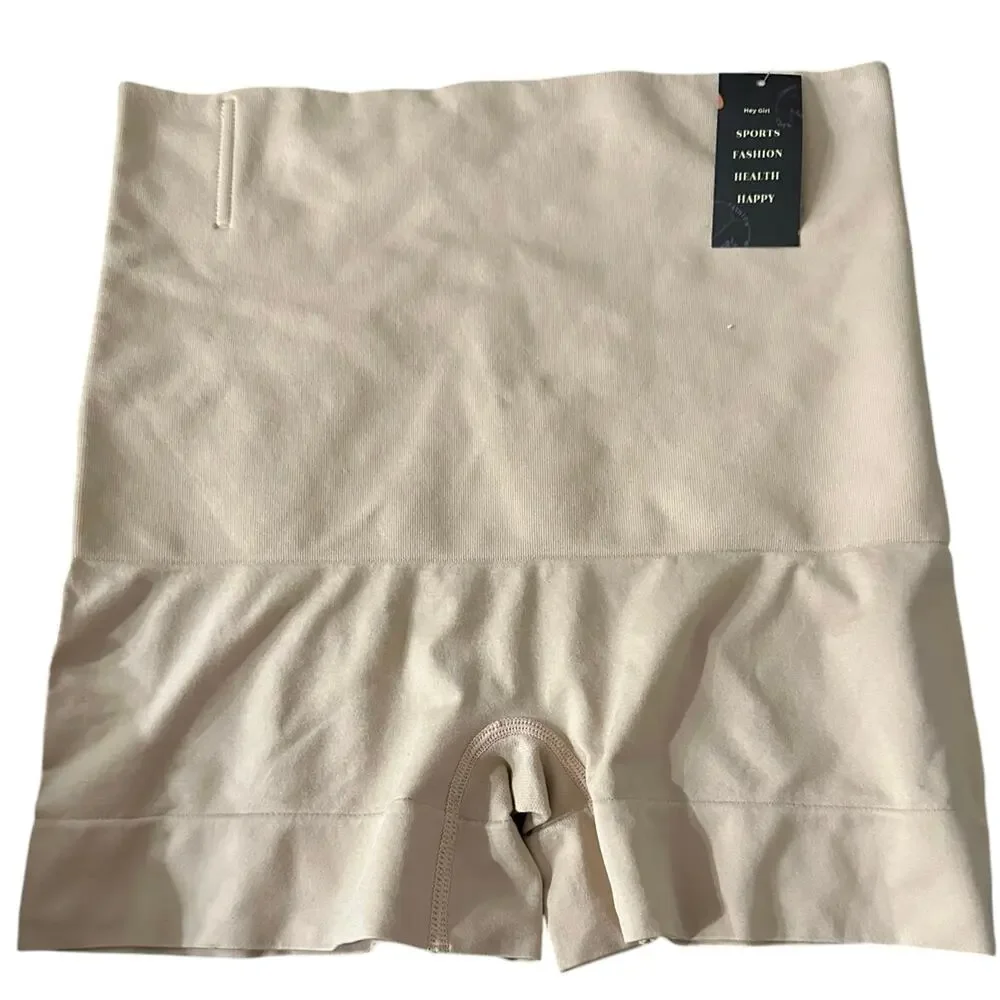 Hey Girl Nude Seamless Tummy Control Shapewear Shorts Womens Size XXL - Picture 2 of 6